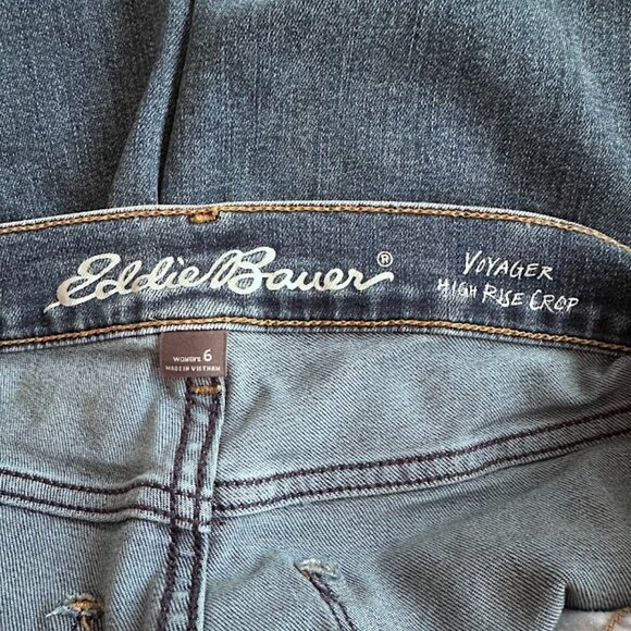 Eddie Bauer Voyager High Rise Crop Jeans - Picture 4 of 4